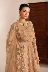 HB-404 | 3Pc Unstitched Suit Wedding Collection Luxury By Ramsha