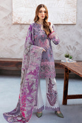 L-906 - 3PC Luxury Lawn Collection Ghazal By Ramsha