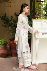 L-809 - 3PC Luxury Lawn Collection Mashaal By Ramsha