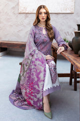 L-906 - 3PC Luxury Lawn Collection Ghazal By Ramsha