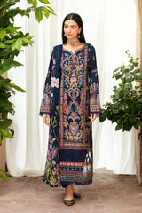 L-802 - 3PC Luxury Lawn Collection Mashaal By Ramsha