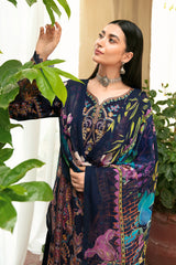 L-802 - 3PC Luxury Lawn Collection Mashaal By Ramsha