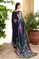 L-802 - 3PC Luxury Lawn Collection Mashaal By Ramsha