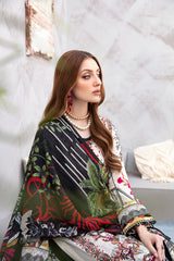 L-911 - 3PC Luxury Lawn Collection Ghazal By Ramsha