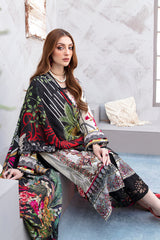 L-911 - 3PC Luxury Lawn Collection Ghazal By Ramsha