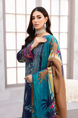 L-903 - 3PC Luxury Lawn Collection Ghazal By Ramsha