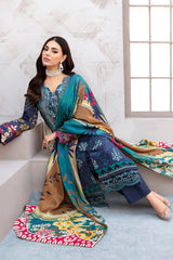 L-903 - 3PC Luxury Lawn Collection Ghazal By Ramsha