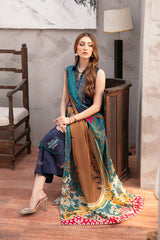 L-903 - 3PC Luxury Lawn Collection Ghazal By Ramsha