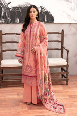 L-912 - 3PC Luxury Lawn Collection Ghazal By Ramsha