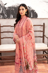 L-912 - 3PC Luxury Lawn Collection Ghazal By Ramsha