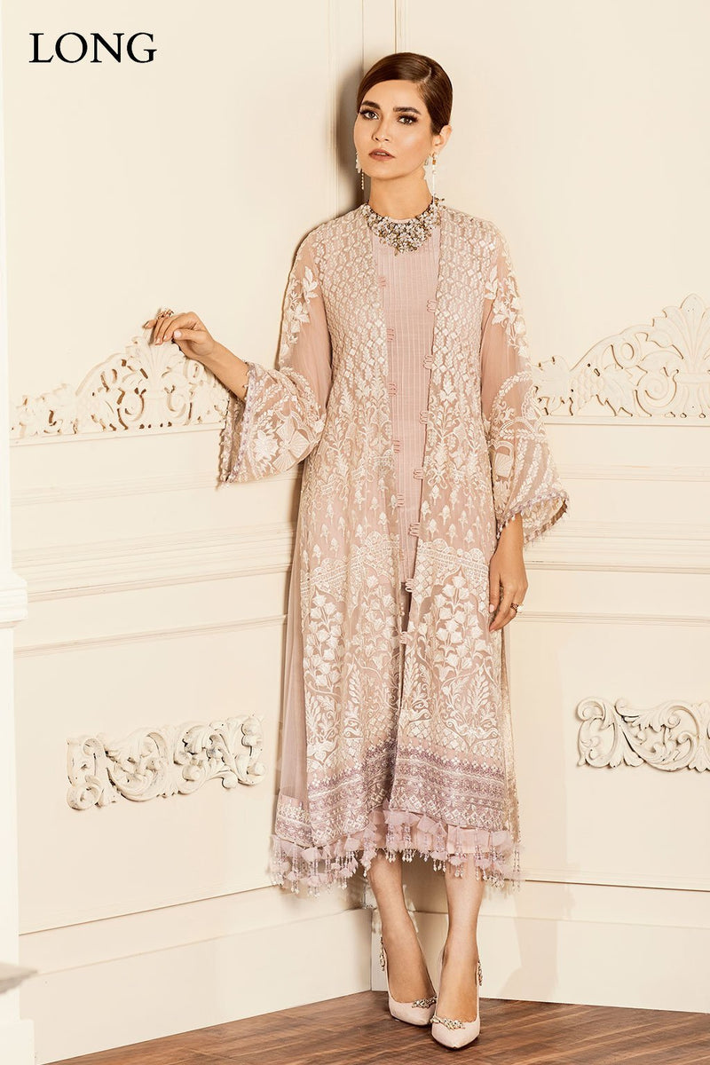 3-PC Unstitched Embroidered Chiffon Chantelle By Baroque | CH05-09