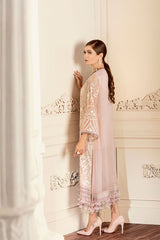 3-PC Unstitched Embroidered Chiffon Chantelle By Baroque | CH05-09