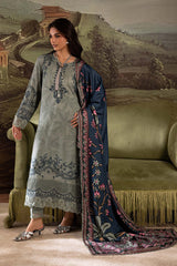 3-PC Unstitched Linen Signature Prints By Nureh | SP-174