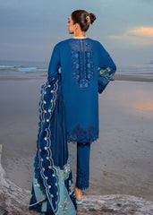 2B | Ulysses - Midnight | 3PC Unstitched Lawn Crimson By Saira Shakira