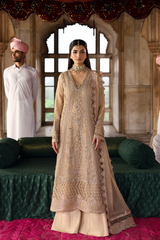 3-PC Unstitched Chffon Embroidered Romansiyyah By Emaan Adeel | SHAHNOOR