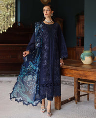 3-PC Unstitched Embroidered Maya Lawn By Nureh | NS-158