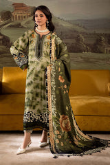 3-PC Unstitched Linen Signature Prints By Nureh | SP-172