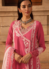 D2-Coral | 3Pc Unstitched Suit Winter Embroidered Aaleen By Crimson