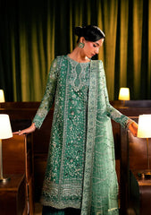 Formal Handwork Unstitched - 3 Piece Organza - Poly Net VERDELLA By ELAF SERENADE