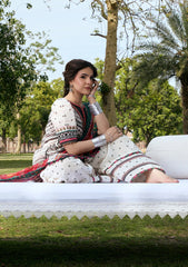 3-PC Unstitched Digital Printed Lawn Aangan By Kahf | MEHRUBA
