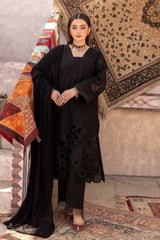 SF-221 | 4PC Unstitched Suit Chikenkari Lawn Shafaq By Johra