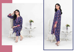 D-9496 | 2PC Stitched Digital Printed Lawn Paniz By Tawakkal