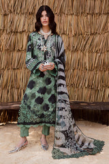 3-PC Unstitched Embroidered And Printed Viscose Gardenia by Nureh | NWG-86