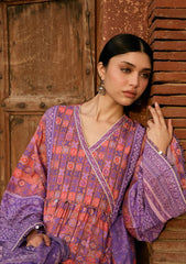 3-PC Unstitched Digital Printed Lawn Aangan By Kahf | ZARMEENA
