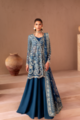3-PC Unstitched Embroidered Clay & Couture By Emaan Adeel | ELARA