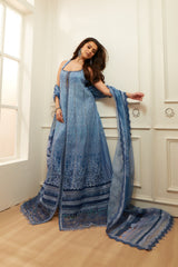3-PC Unstitched Embroidered Lawn Luxury Lawn By Sobia Nazir | LEE26-6B