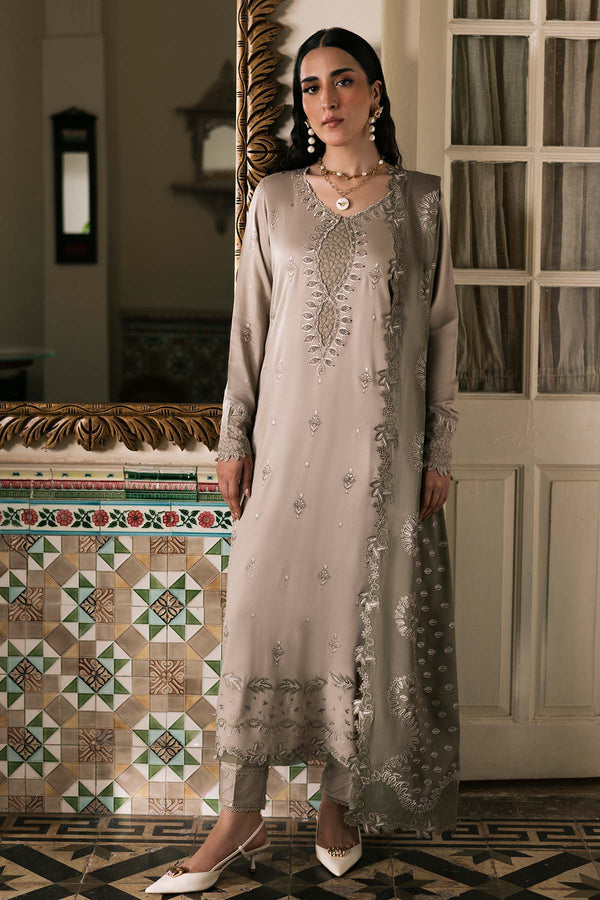 3-PC Unstitched Embroidered Marina Twill By Nureh | NE-178