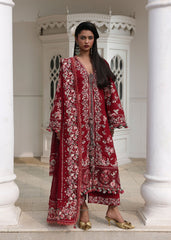 3-PC Unstitched Luxury Lawn Kalabagh By Hussain Rehar | Kastanaa