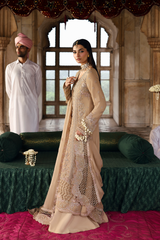 3-PC Unstitched Chffon Embroidered Romansiyyah By Emaan Adeel | SHAHNOOR