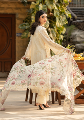 Unstitched 3-PC Embroidered Luxury Lawn By Elaf | ELM-11 KOHINOOR