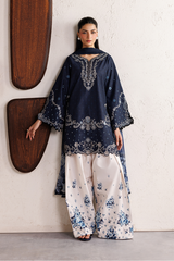3-PC Unstitched Embroidered Festive Lawn By Iznik | IBE-02