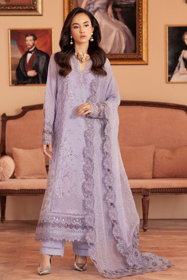 3-PC Unstitched Embroidered Lawn Feya By Nureh | FE-08