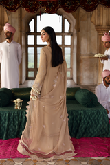 3-PC Unstitched Chffon Embroidered Romansiyyah By Emaan Adeel | SHAHNOOR