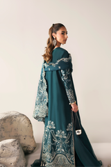 3-PC Unstitched Premium Raw Silk Embroidered Serein By Emaan Adeel | STARLIGHT SWAY