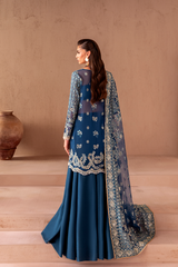 3-PC Unstitched Embroidered Clay & Couture By Emaan Adeel | ELARA