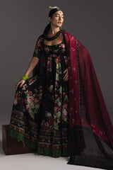 3-PC Unstitched Digital Printed Lawn Anarkali By Zara Shahjahan | Shehzadi