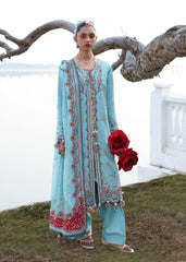 3-PC Unstitched Luxury Lawn Kalabagh By Hussain Rehar | Sepher
