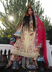 3-PC Unstitched Luxury Lawn Kalabagh By Hussain Rehar | Zubdah