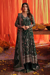 3-PC Unstitched Embroidered & Hand Embellished Jhoomro By Nureh | NL-83 Zoha