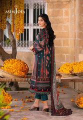 AJAR-13 - 3Piece - Aira Summer Print Collection By Asim Jofa