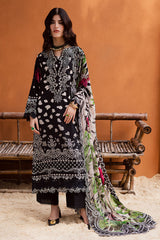 3-PC Unstitched Embroidered And Printed Viscose Gardenia by Nureh | NWG-90