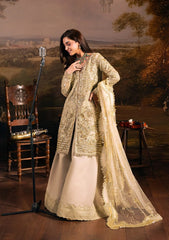Formal Handwork Unstitched - 3 Piece Organza - Poly Net OPERA  By ELAF SERENADE