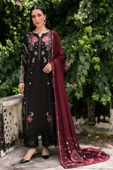 3-PC Unstitched Embroidered Marina Twill By Nureh | NE-179
