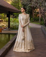 Unstitched 3-PC Embroidered Zinnia Luxury Lawn By Faiza Saqlain | Lily