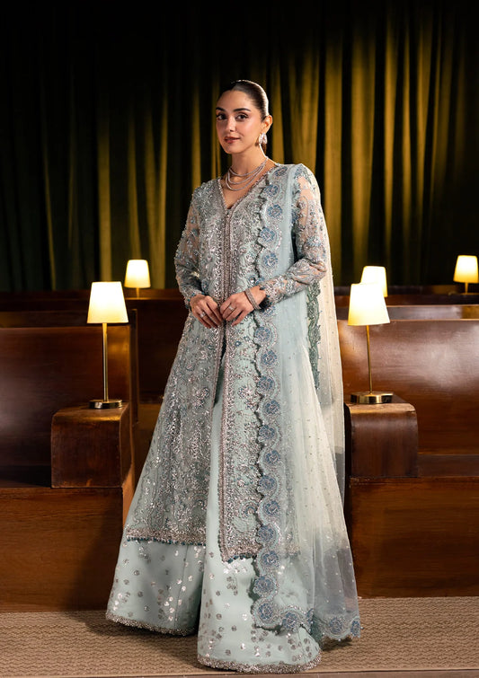 Formal Handwork Unstitched - 3 Piece Organza - Poly Net LUMIERE By ELAF SERENADE