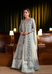 Formal Handwork Unstitched - 3 Piece Organza - Poly Net LUMIERE By ELAF SERENADE